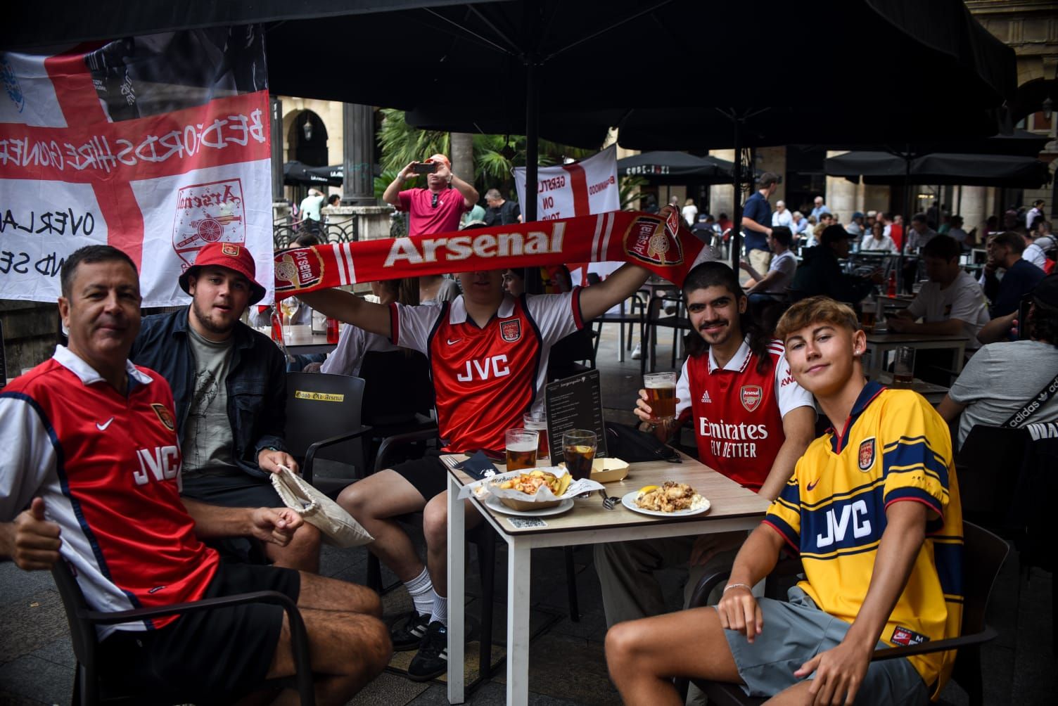 Las mejores imágenes de la previa del Athletic-Arsenal