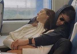 Marina Romero junto a Javier Tudela.