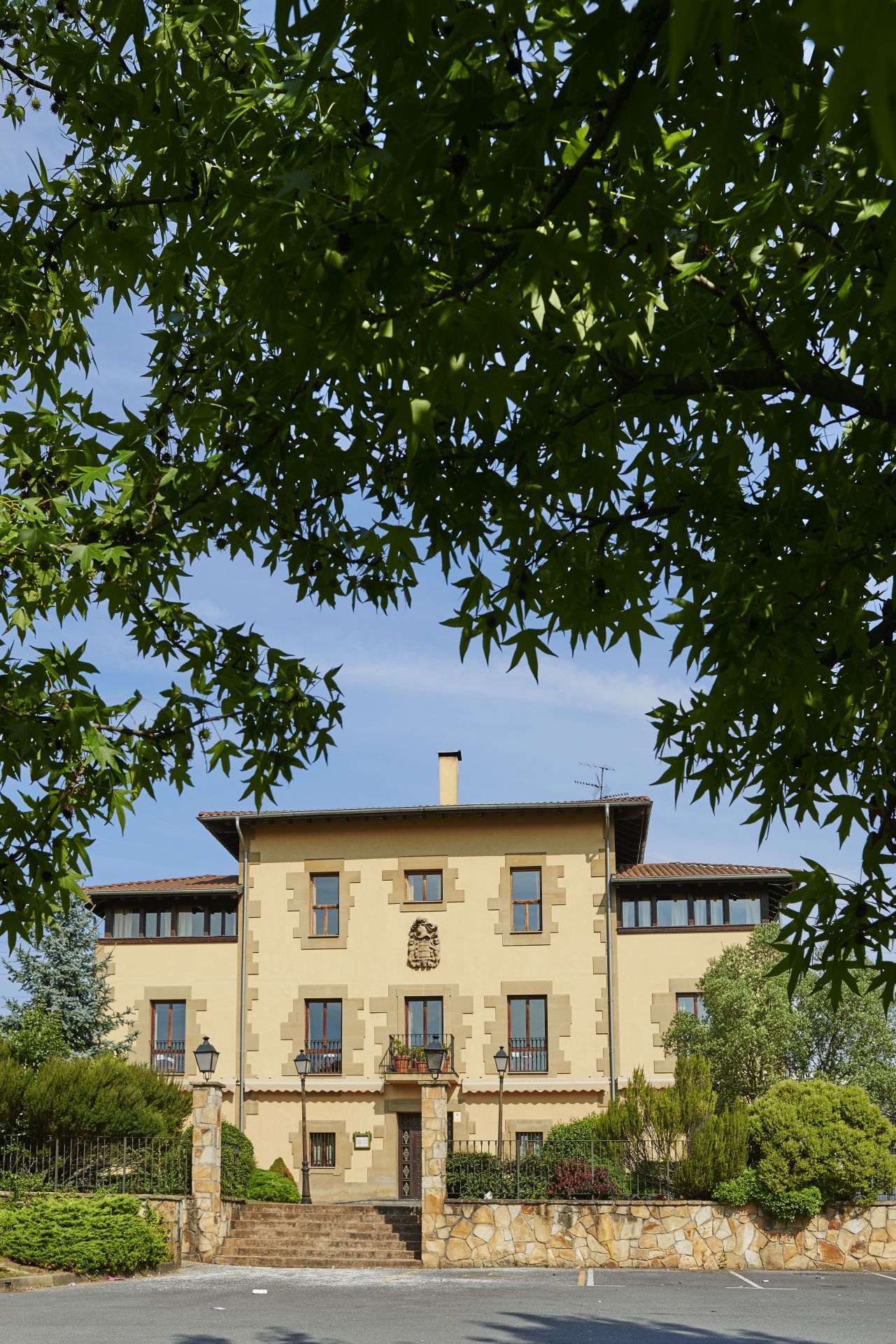 Palacio Lezama Leguizamon, en Etxebarri, datado en el siglo XVIII.