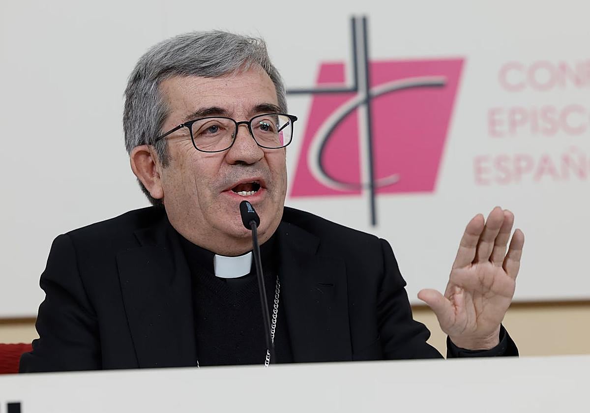 Monseñor Luis Argüello, presidente de la Conferencia Episcopal Española.