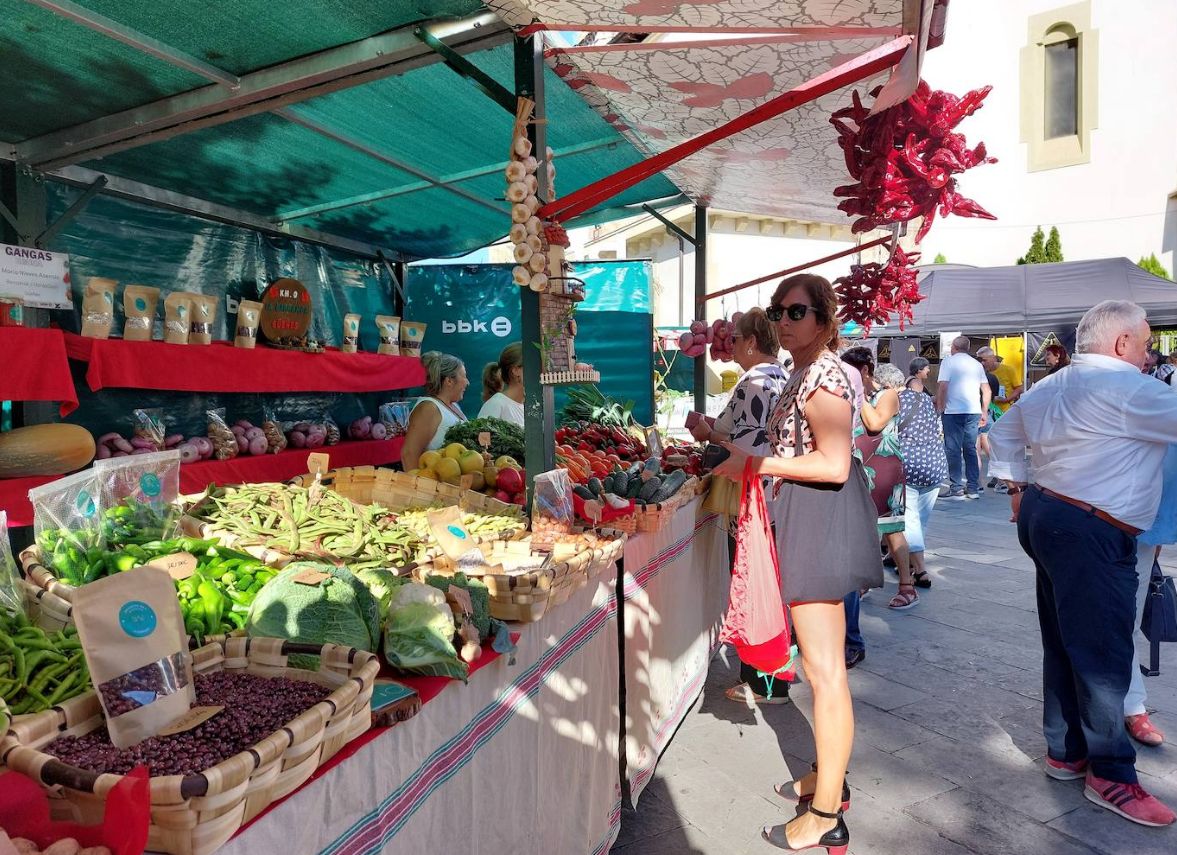 Zalla se prepara para su tradicional feria de Gangas