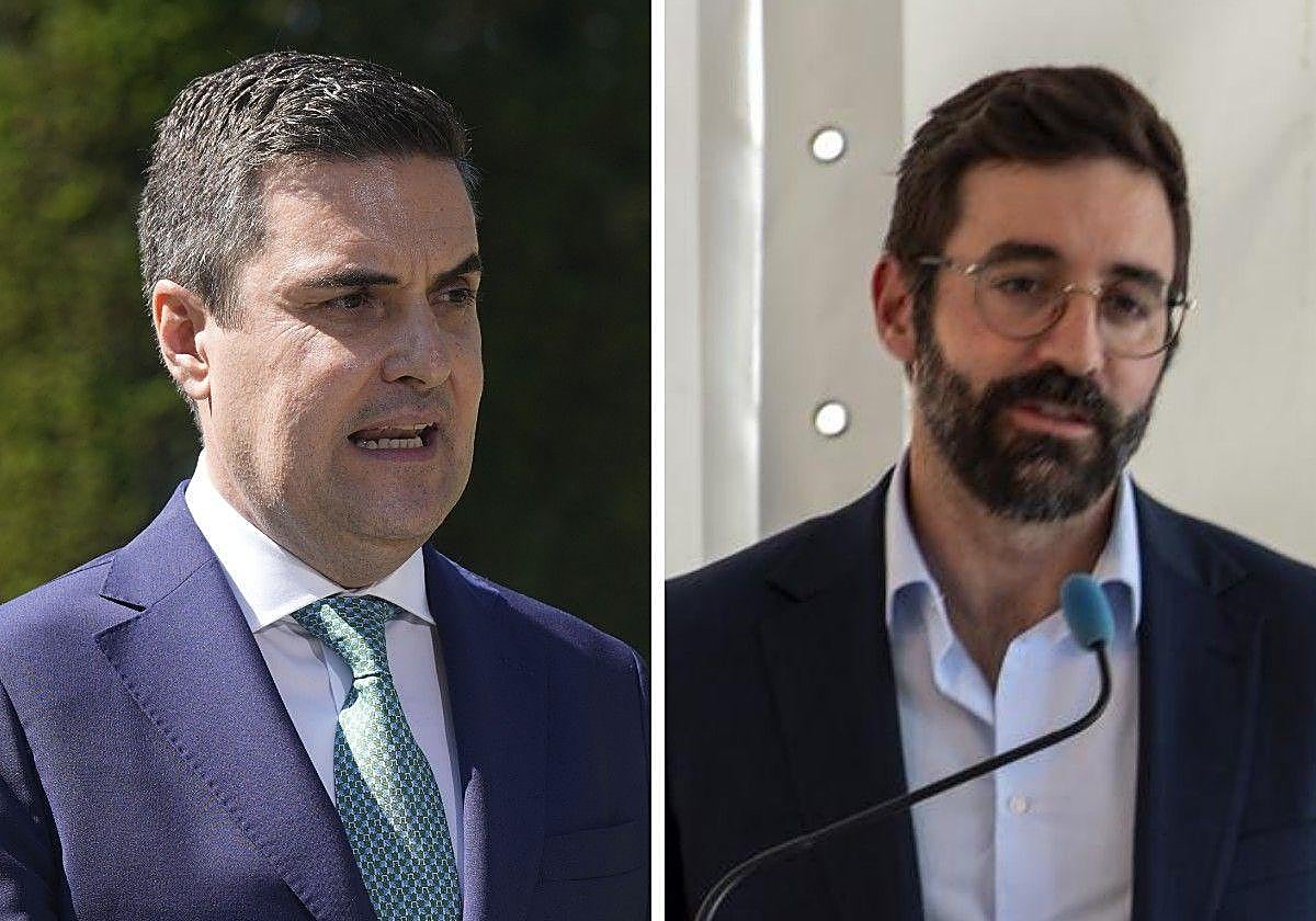 El consejero de industria, Mikel Jauregi, y el secretario de Estado de Energía, Joan Groizard.