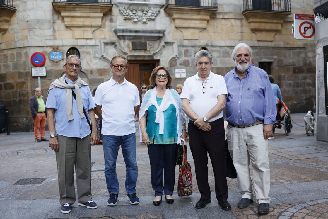 Fernando Zamora, José Ramón Muro, Loly Rubio, José Ramón López y Marino Montero.