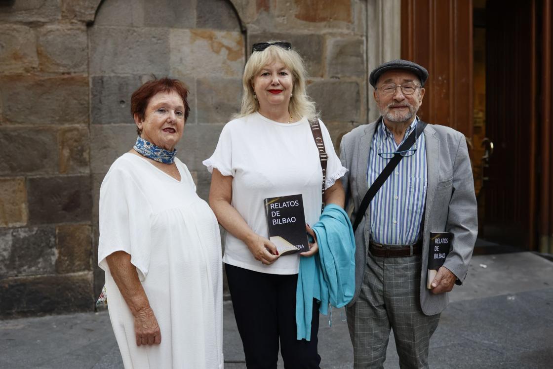 Elena Bolzoni, Ana Trueba y Eugene Behal.