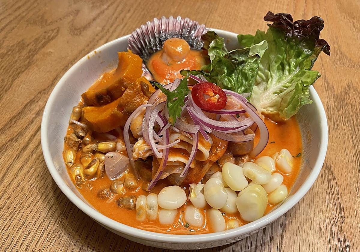 Plato del restaurante Rocoto, en Bilbao.