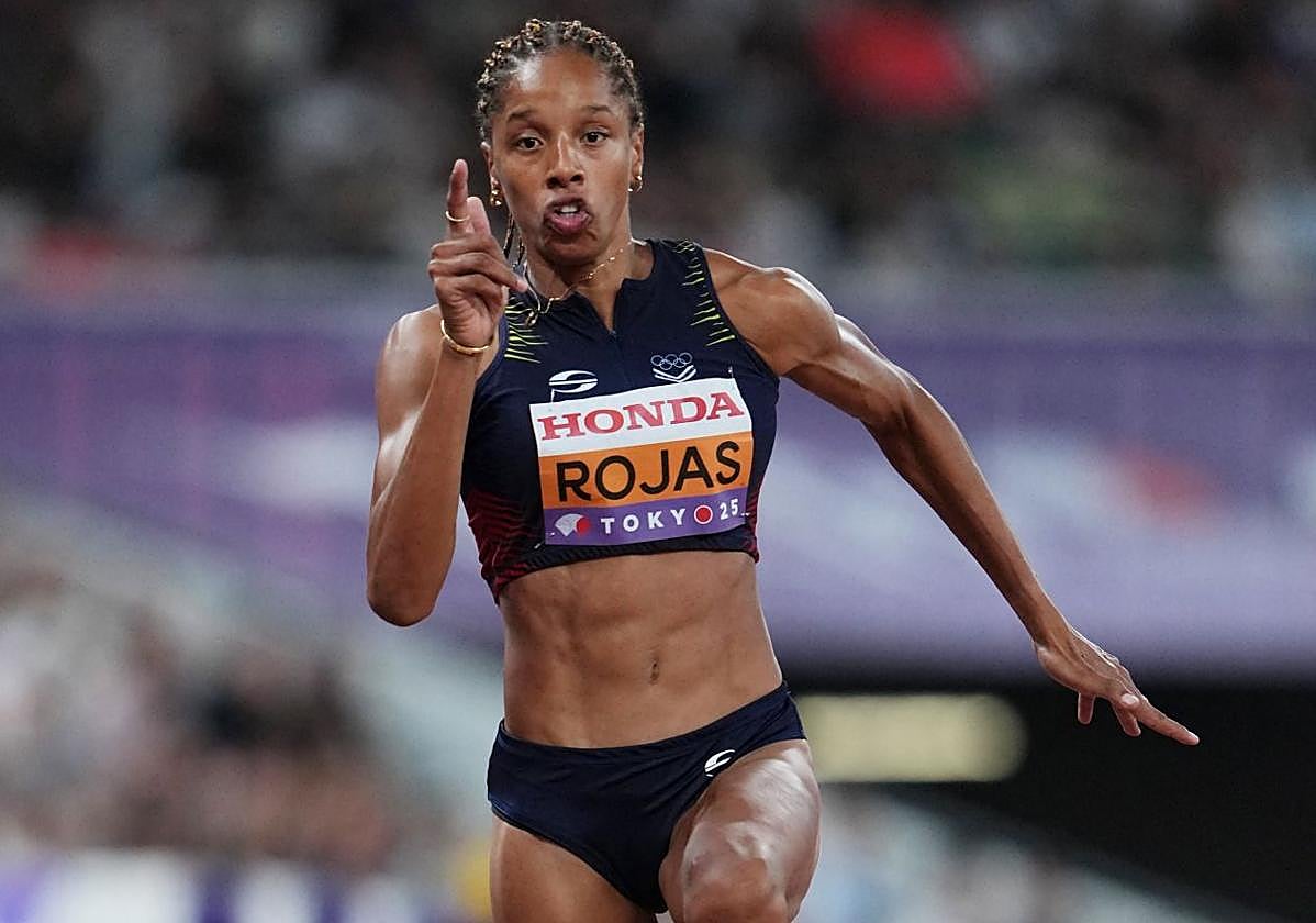 Yulimar Rojas, en su regreso a la competición.