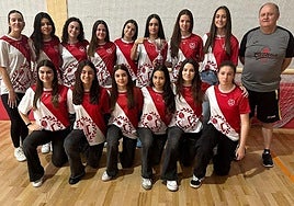 Las chicas cadetes, en la última temporada.