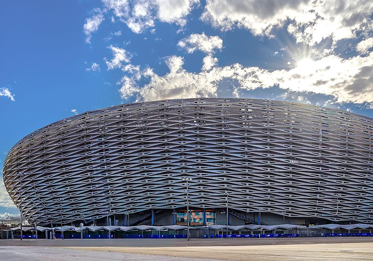 Aspecto exterior del estadio.