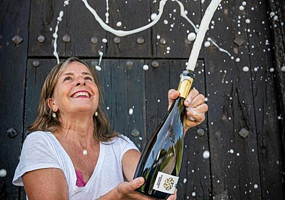 Txakoli con burbujas