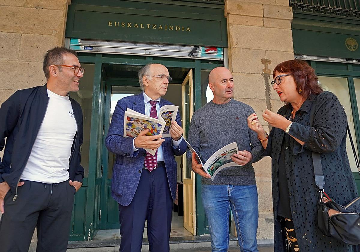 Astearte honetan egin dute aurkezpena Euskaltzaindiaren egoitzan, Bilbon.