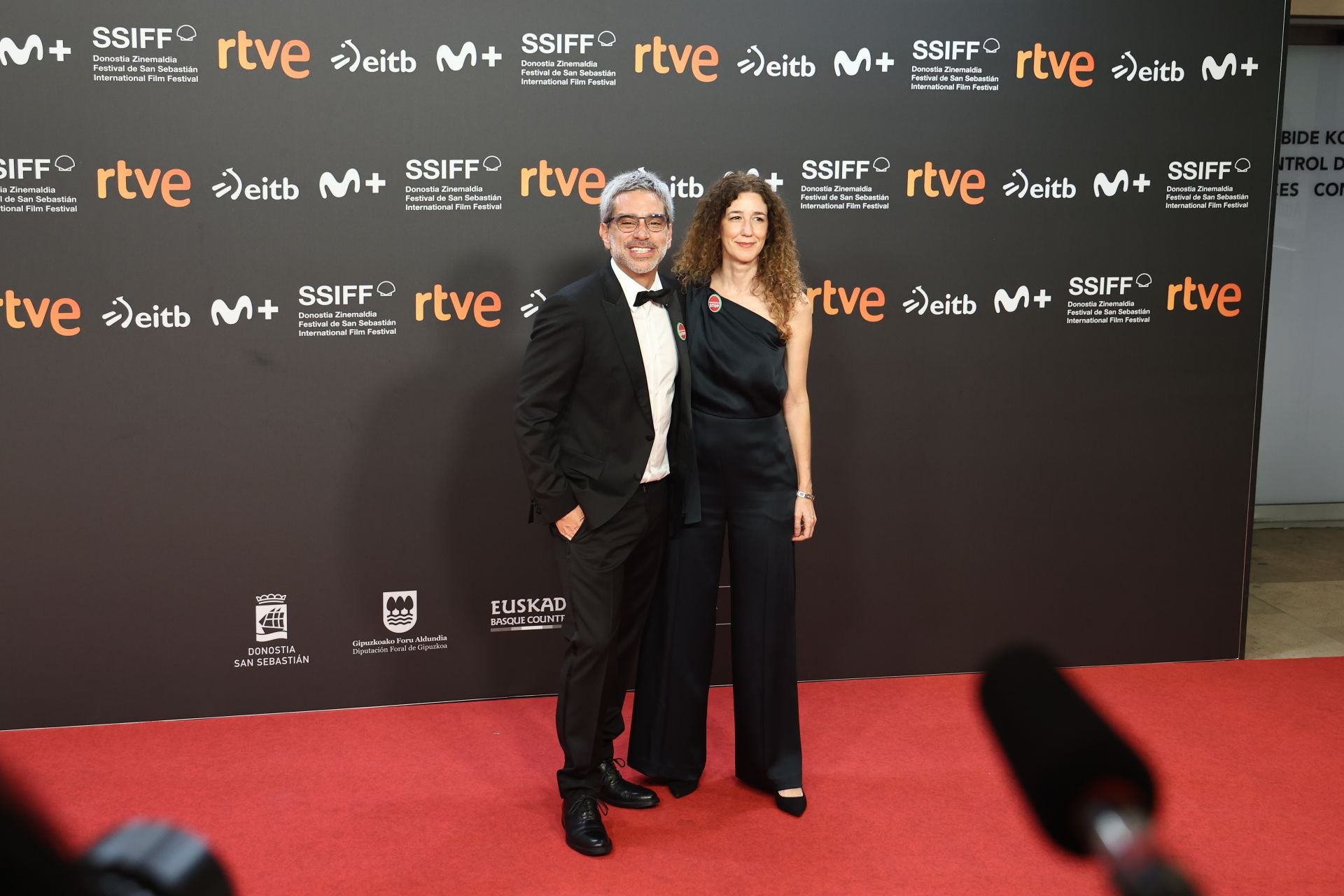 Alfombra roja de la gala inaugural del Zinemaldia 2025