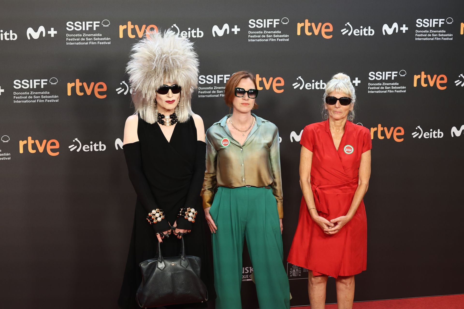 Alfombra roja de la gala inaugural del Zinemaldia 2025