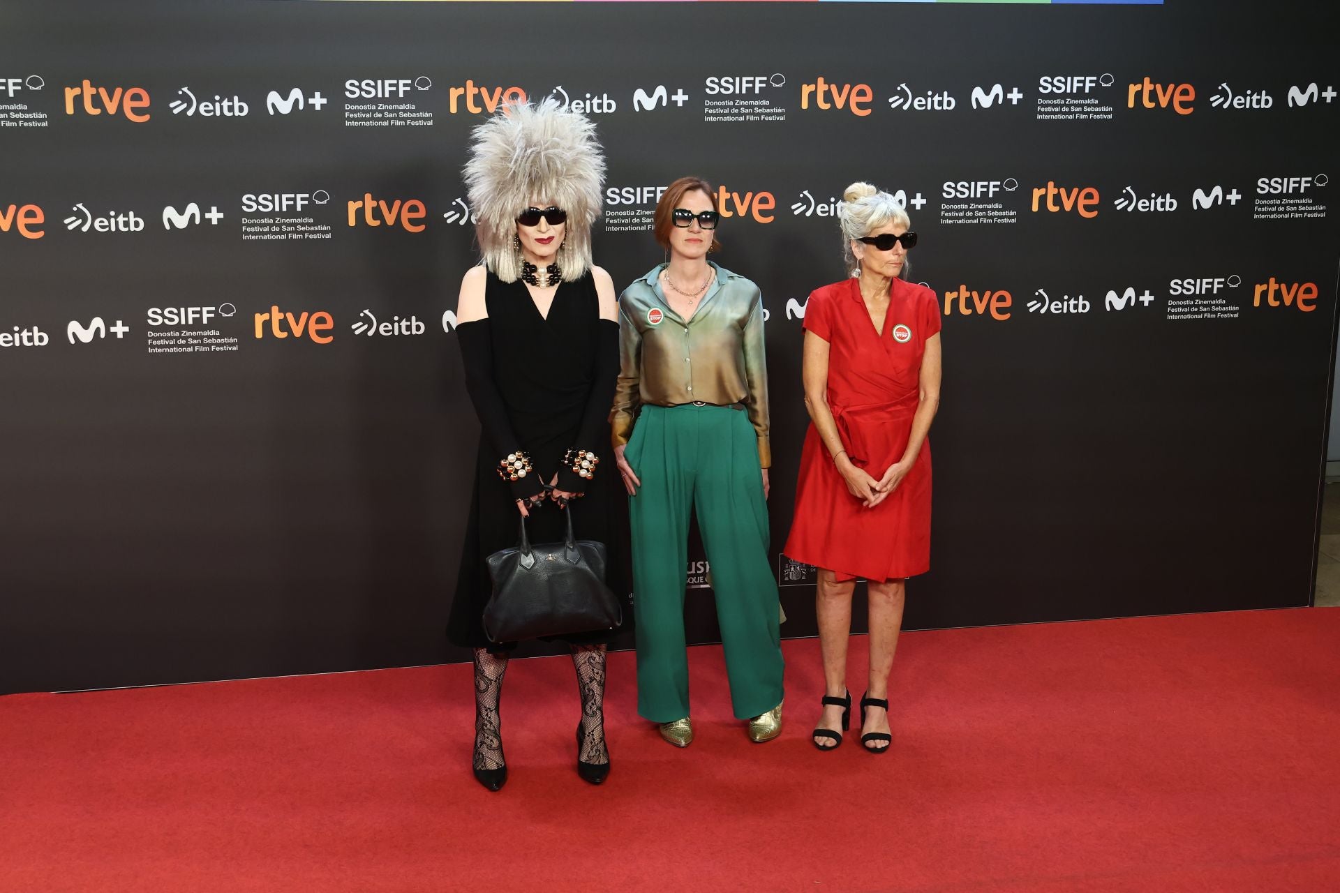 Alfombra roja de la gala inaugural del Zinemaldia 2025