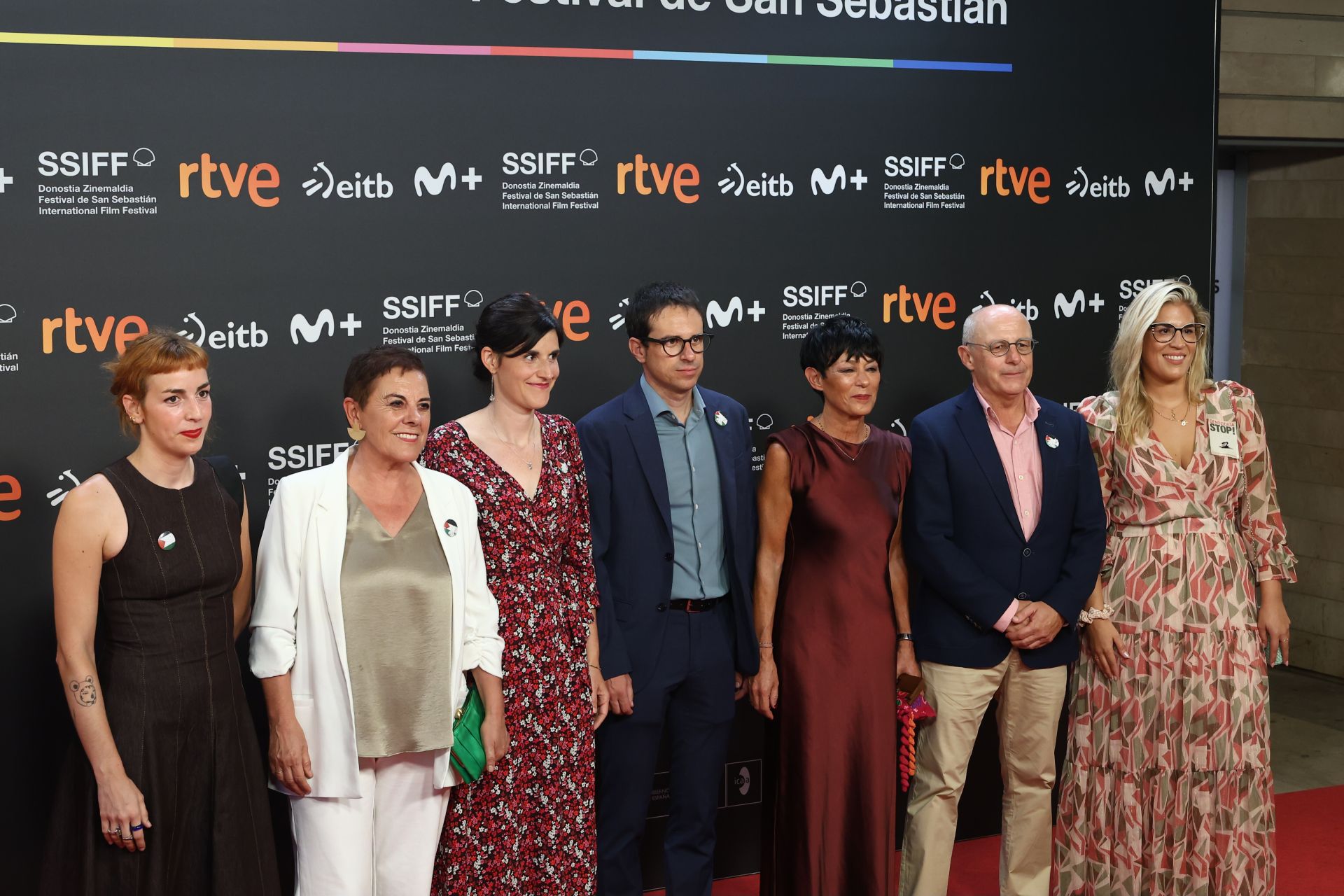 Alfombra roja de la gala inaugural del Zinemaldia 2025