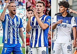 Carlos Vicente, Pacheco y Yusi.