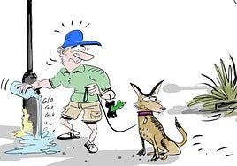 La viñeta de Cerrajería sobre las multas por las orinas de los perros