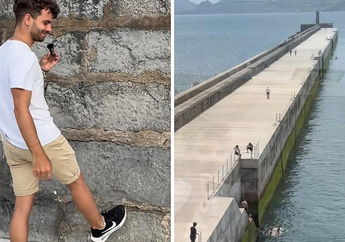 La curiosa tradición que tienes que hacer si vas a Castro Urdiales: ¿Por qué la gente da una patada a la pared del rompeolas?
