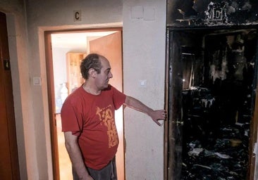 «He gritado: ¡Fuego, fuego! tocando las puertas a los vecinos mientras bajaba a mi madre de 83 años»