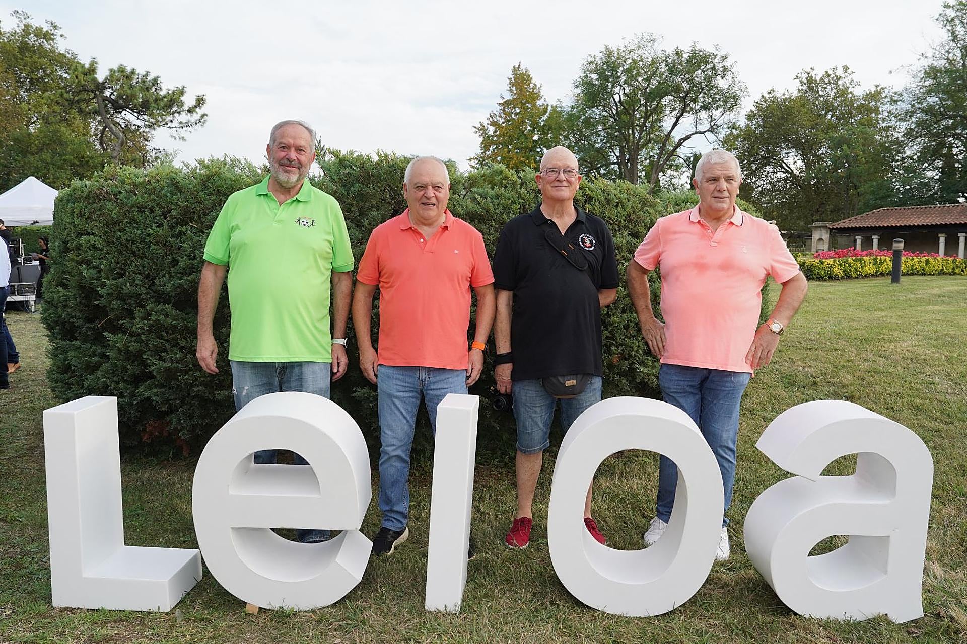 Pedro Saez, Jesús Mari Zarraga, Fernando Barajas y Ezequiel Zabala.