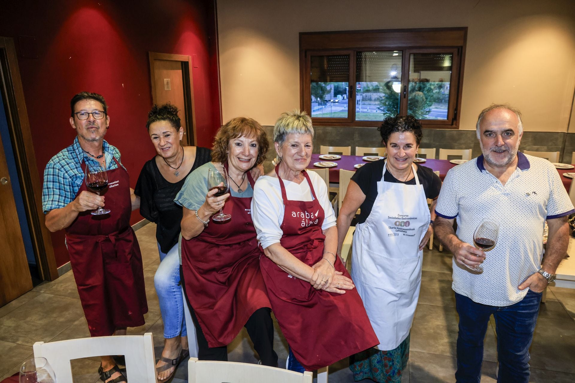 Así fue la cena en Errementeri