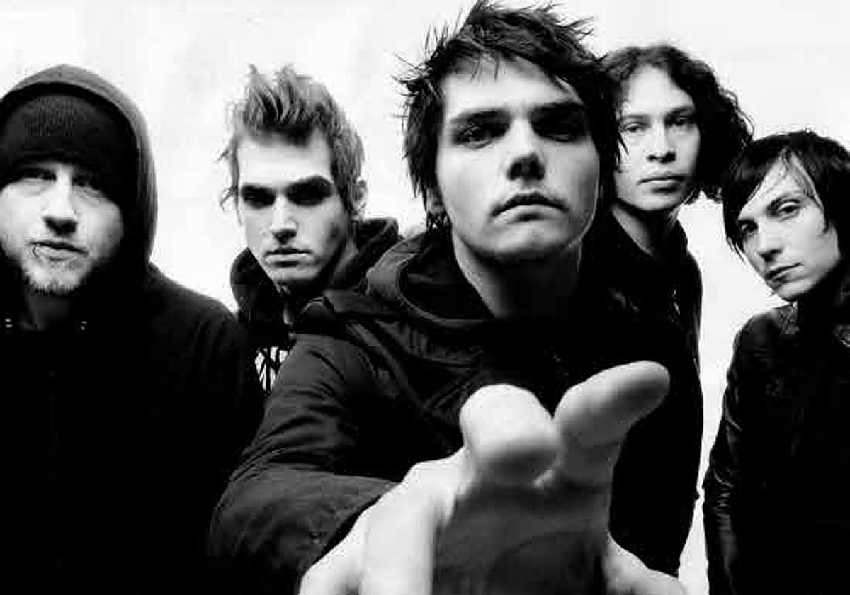Componentes de «My Chemical Romance», el famoso grupo de rock estadounidense
