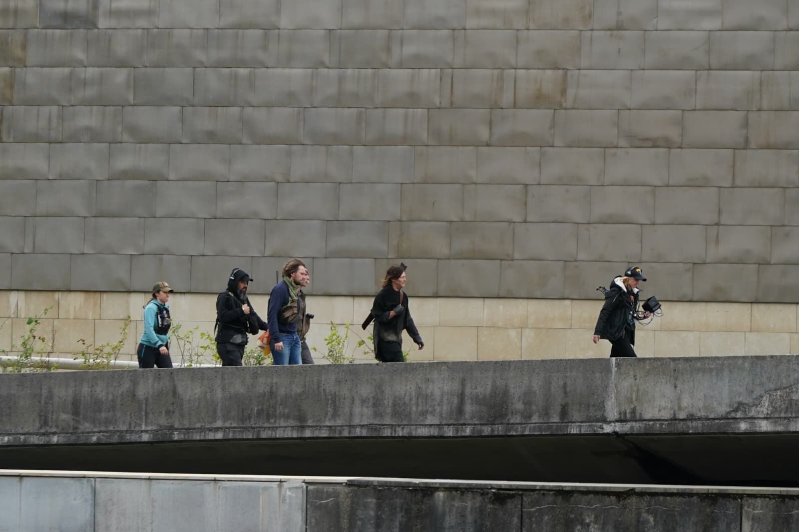 Fotografías: La secuela de &#039;The Walking Dead&#039; rueda en el Guggenheim