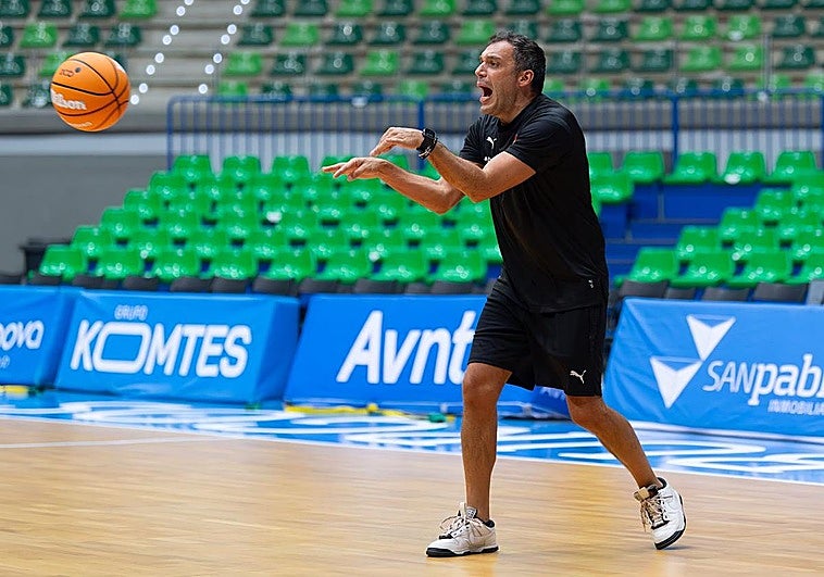 Galbiati derrocha intensidad en el calentamiento del Baskonia