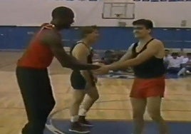 Charlie eta Martin Sheenek Jordan garaitu zuten eguna