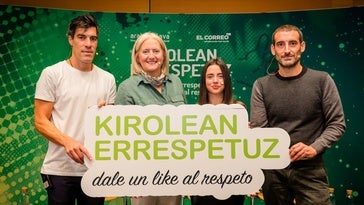 Aquí puedes ver el debate de cuatro representantes del deporte alavés sobre respeto en el deporte