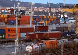 El tráfico de contenedores ha caído un 7% en lo que va de año.