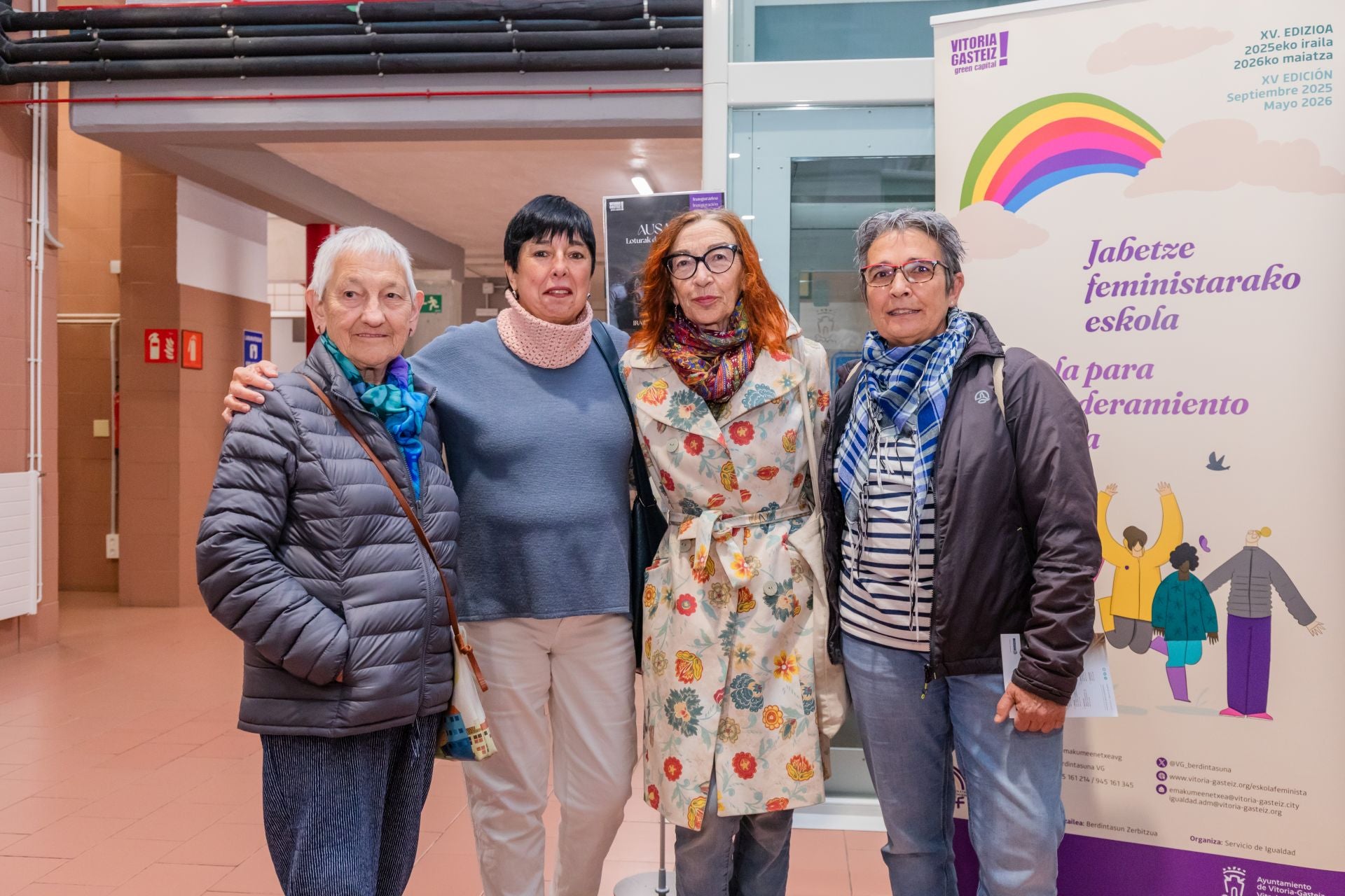 Rosa Plazaola, Inma Larrañaga, Lur Illera y Marisol Martínez.
