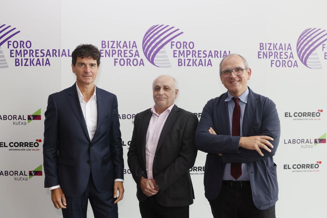 Unai Rementeria, José Félix Ruiz e Iñigo Alberdi.