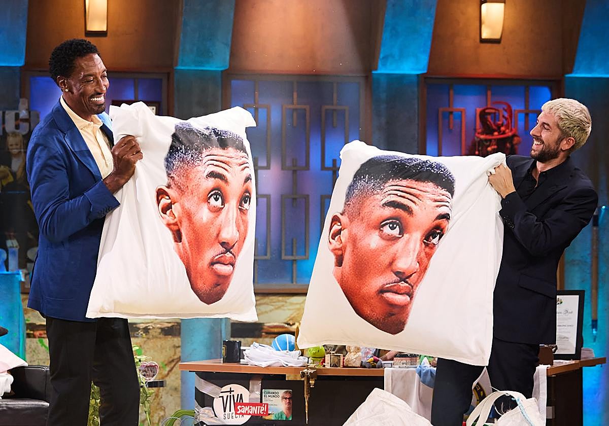 Scottie Pippen tapona una petición de Broncano y suelta una pulla a Michael Jordan