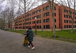 Un bloque de pisos sociales de Alokabide en Vitoria.