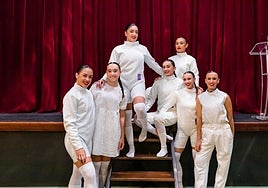 Leire Gordo, Kattalin Elezkano, Maeva Morlesin, Naroa Arandia, Naia Ordorika, Iraide Macías y Laura Macías.