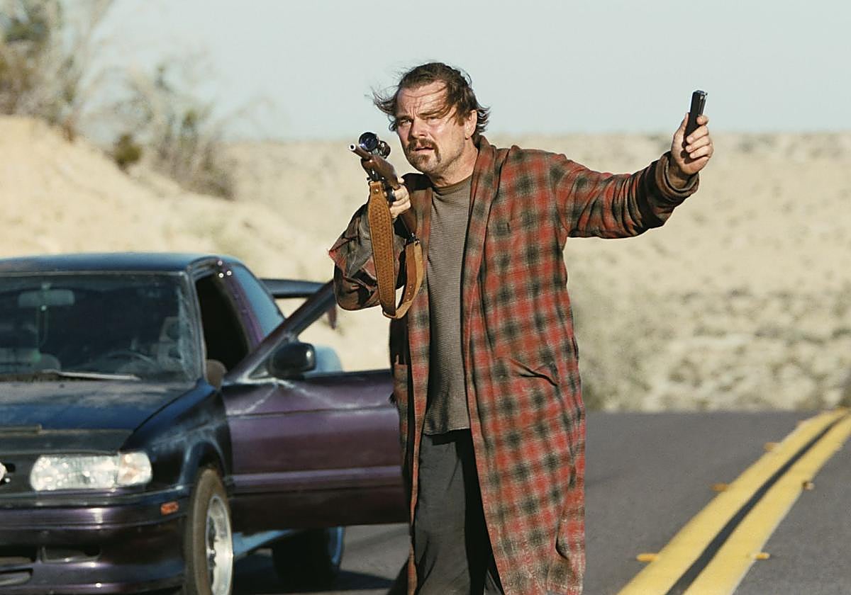 Leonardo DiCaprio en 'Una batalla tras otra', en cines desde el 26 de septiembre.