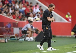 Arrasate enciende las alarmas en el Mallorca: «Hemos tocado fondo»