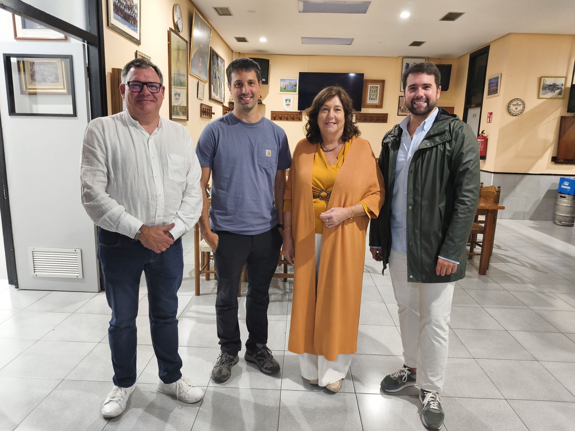 Josu López Ubierna, Xabi Valdor, Itziar Gonzalo de Zuazo e Iñaki García Calvo.