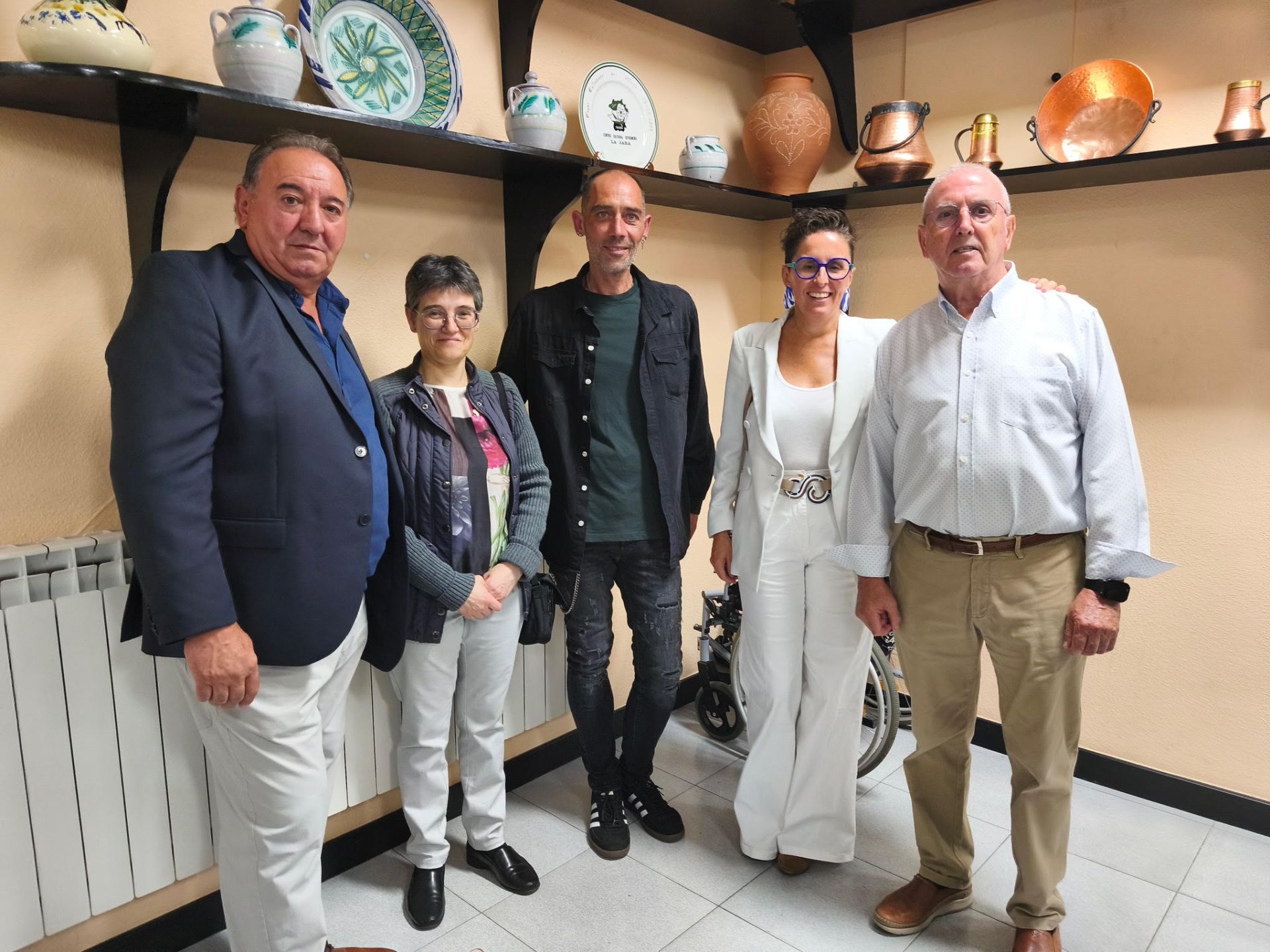 Maxi Santaño, Iciar Ortiz de Urbina, Juan Prieto, Mónica Diéguez y Lorenzo Pereiro.