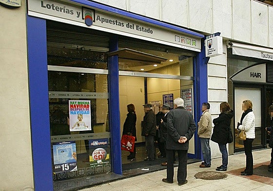 La administración de lotería de Aranzabal.