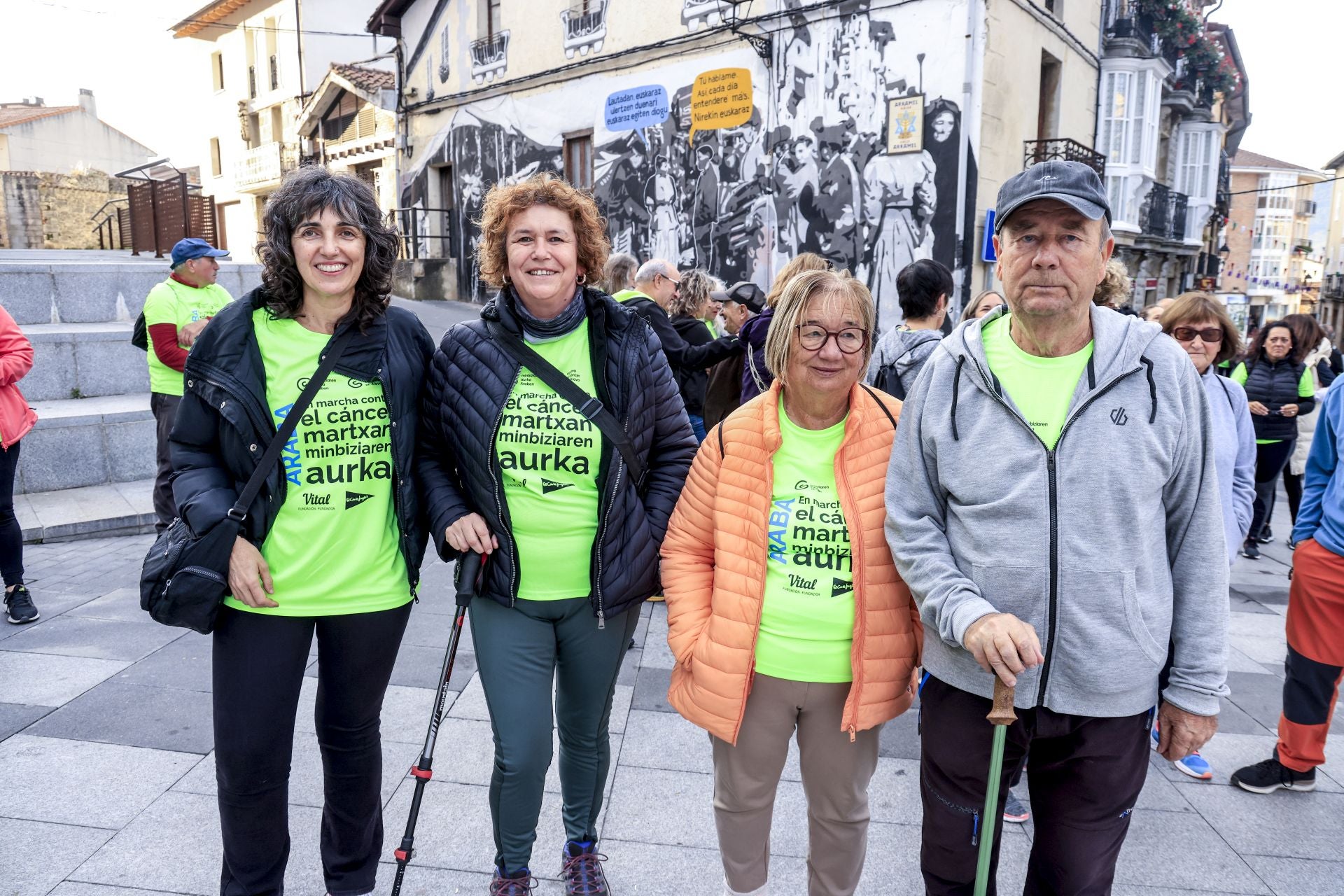Agurain se apunta a la marea verde contra el cáncer