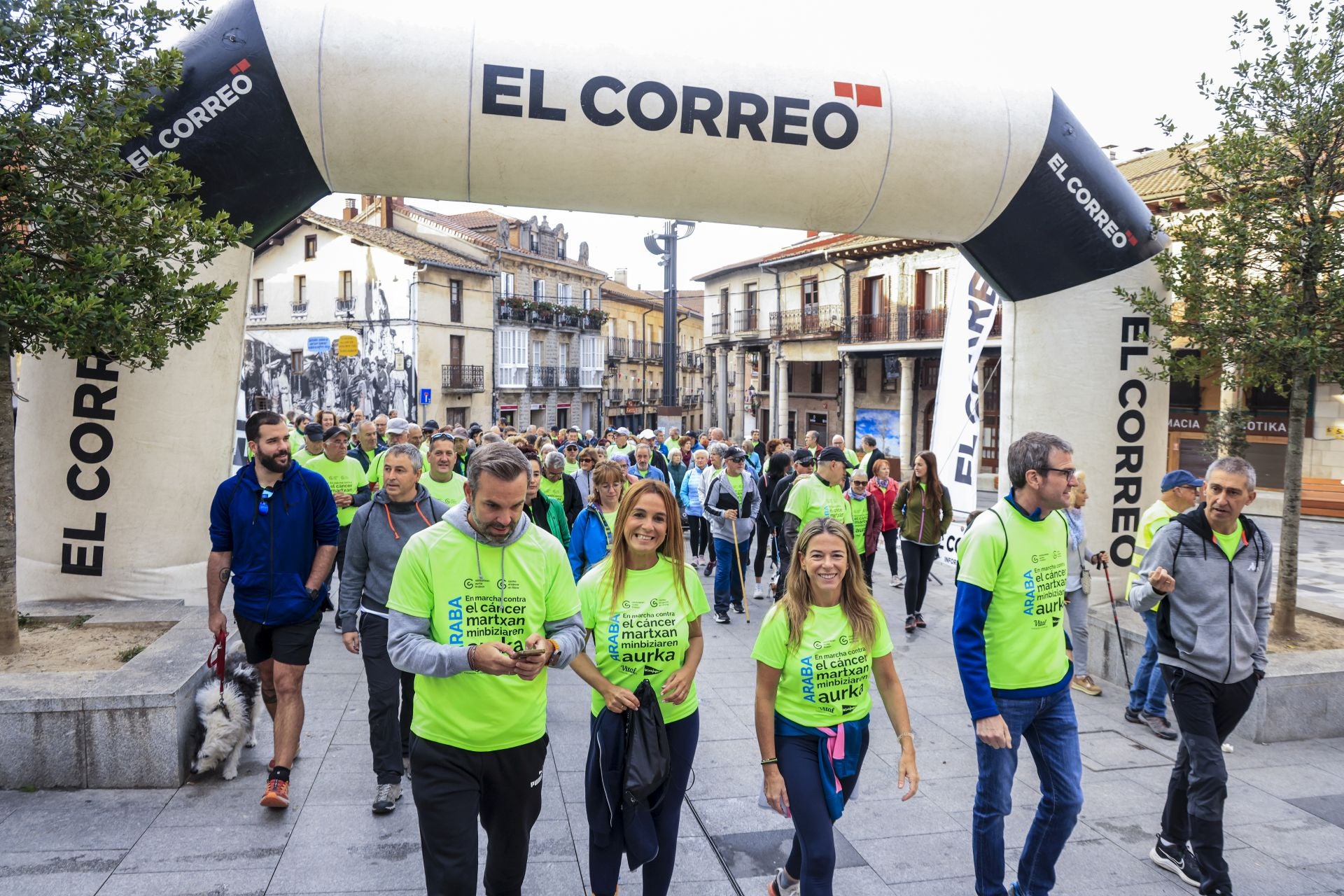 Agurain se apunta a la marea verde contra el cáncer
