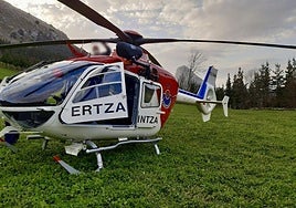 Rescatan a tres personas «enriscadas» en las Cascadas de la Tobería en la localidad alavesa de Andoin