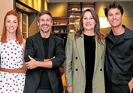 Juan Carlos González, Oiana Mendieta, Hugo Gainzarain, Ane Jimeno y Pablo López.