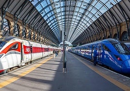 Londres. La estación de King's Cross, adonde llega el Eurostar, iba a ser demolida, pero la gente, más sensible que las autoridades, la salvó.