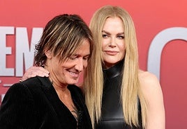 La pareja en los Premios de la Academia de la Música Country en mayo de este año.