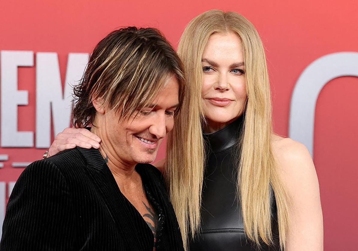 La pareja en los Premios de la Academia de la Música Country en mayo de este año.