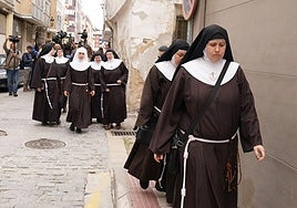Las monjas cismáticas, retratadas en julio a su llegada al juzgado de Briviesca.