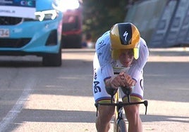 Evenepoel gana el Europeo de crono en Francia.