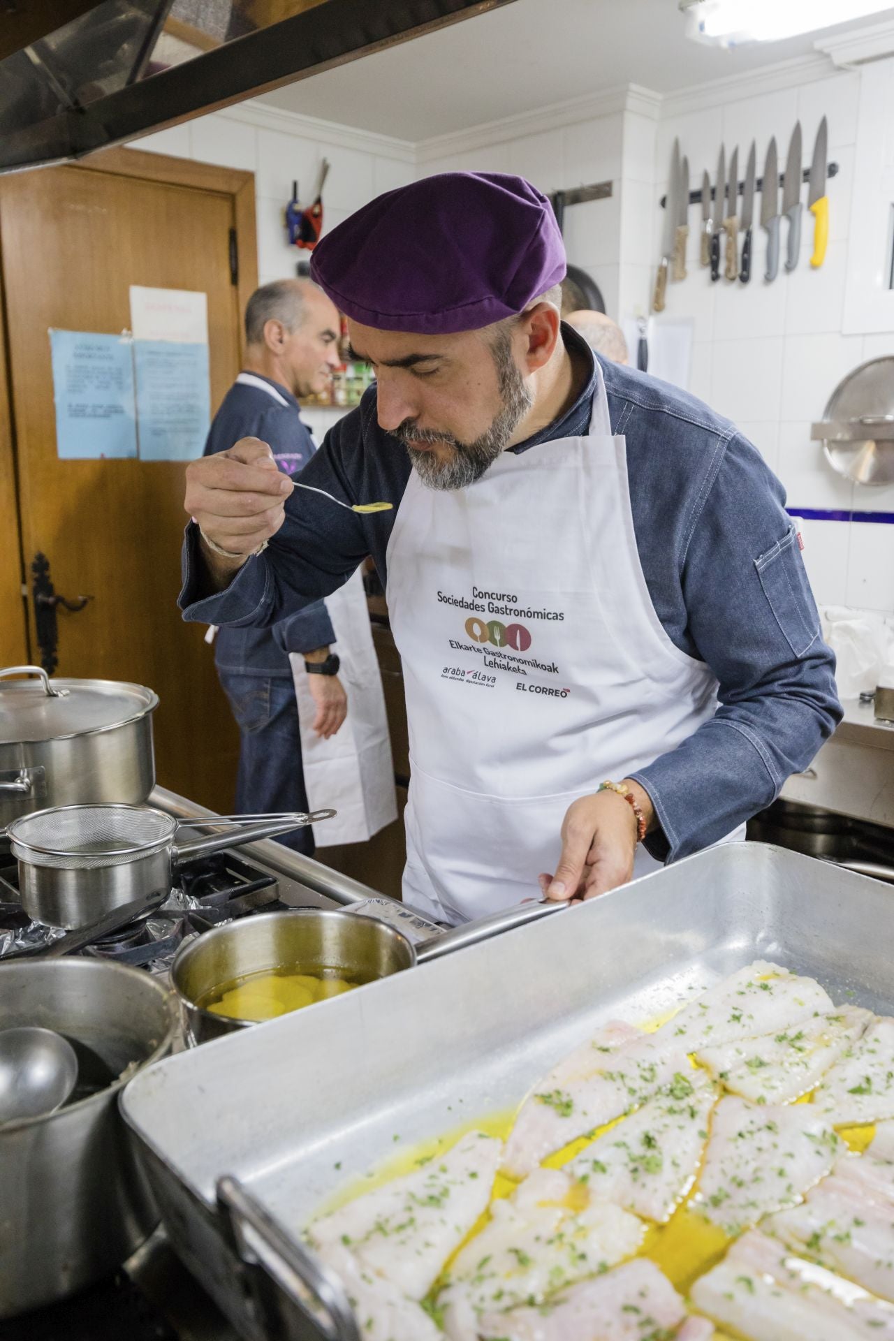 Así fue la cena en Txoritokieta